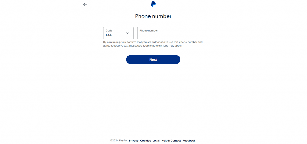 PayPal Registration