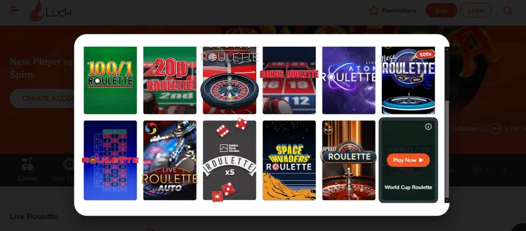 Roulette Games