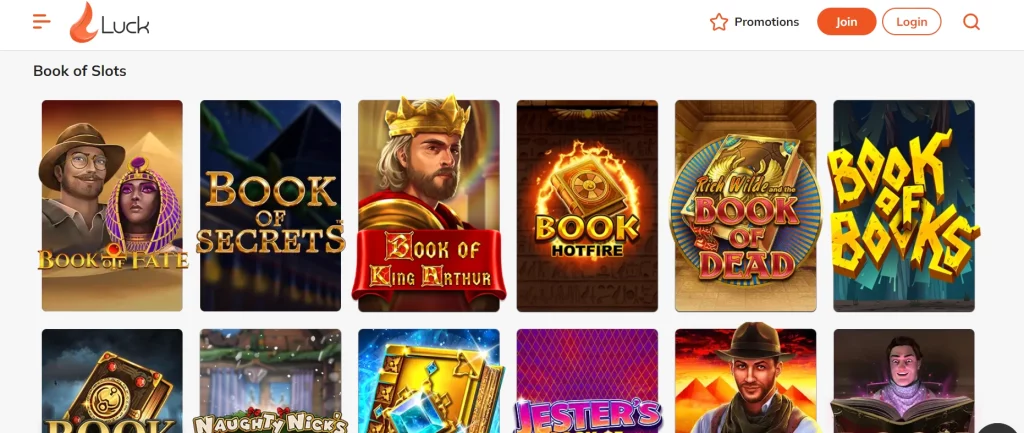 Luck Casino “Book of” Slots