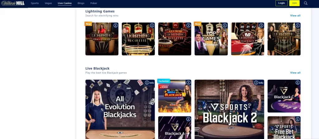 William Hill Live Casino