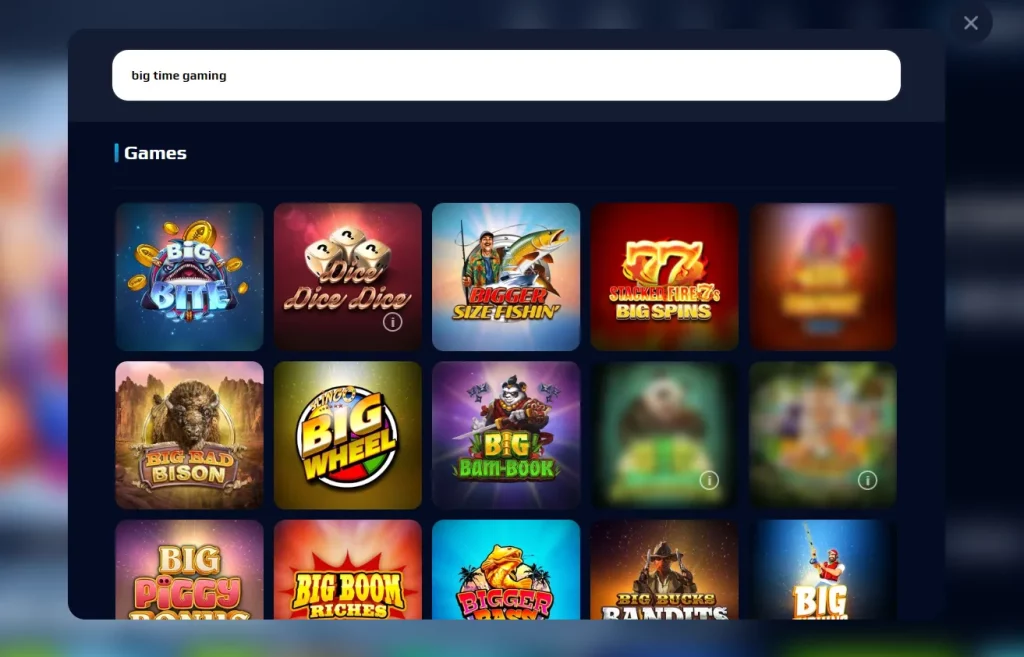 Titles from Big Time Gaming in NetBet casino