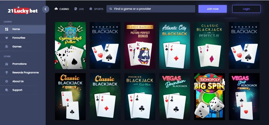 Blackjack games