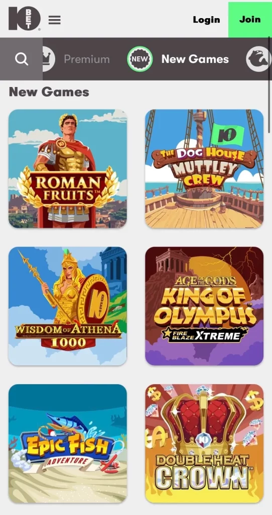 10bet Mobile New Games