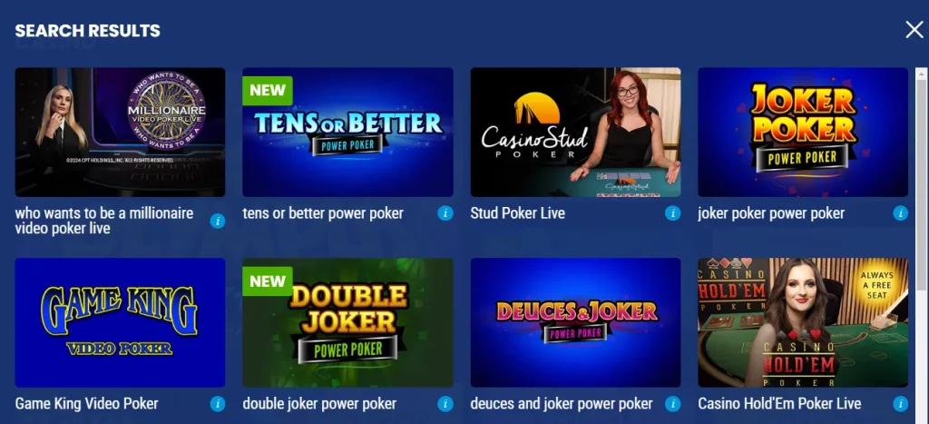 Boylesports Poker