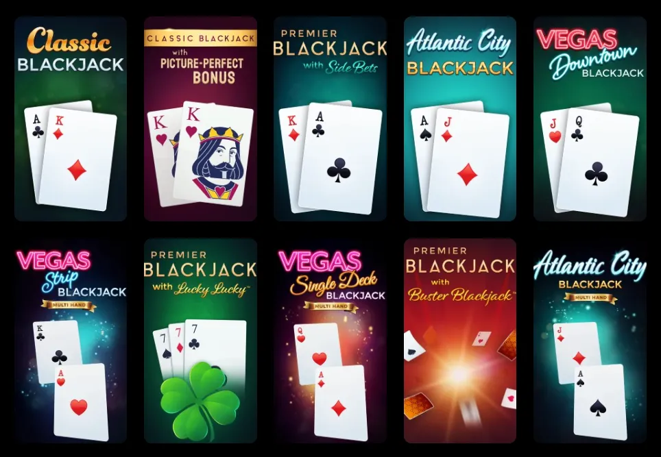 Blackjack Games at Bluefox